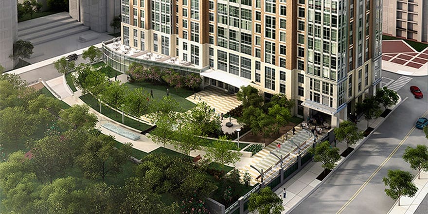 tellus luxury apartments arlington virginia, artificial grass for apartment complex