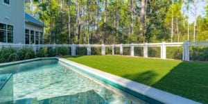 Grayton Beach, Florida home featuring most realistic artifical grass