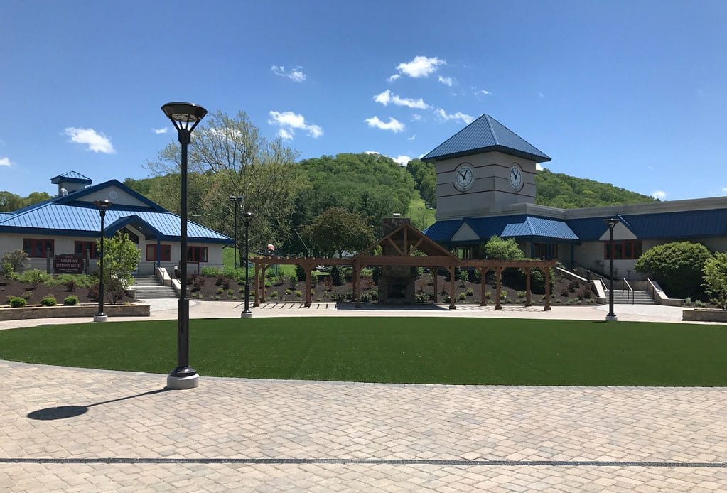 artificial grass for exhibitions - show venue